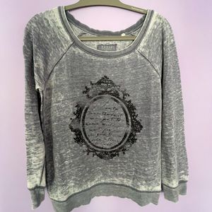 Guess Small Purple / Gray Pullover